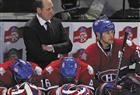 The face of Canadiens coach and general manager Bob Gainey, with players Tomas Plekanec, from left, Andrei Kostitsyn and Alexei Kovalev, tells the story as the final seconds in Wednesday night's game tick away, sealing Montreal's fate.